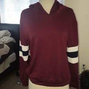 Thin long sleeve hoodie